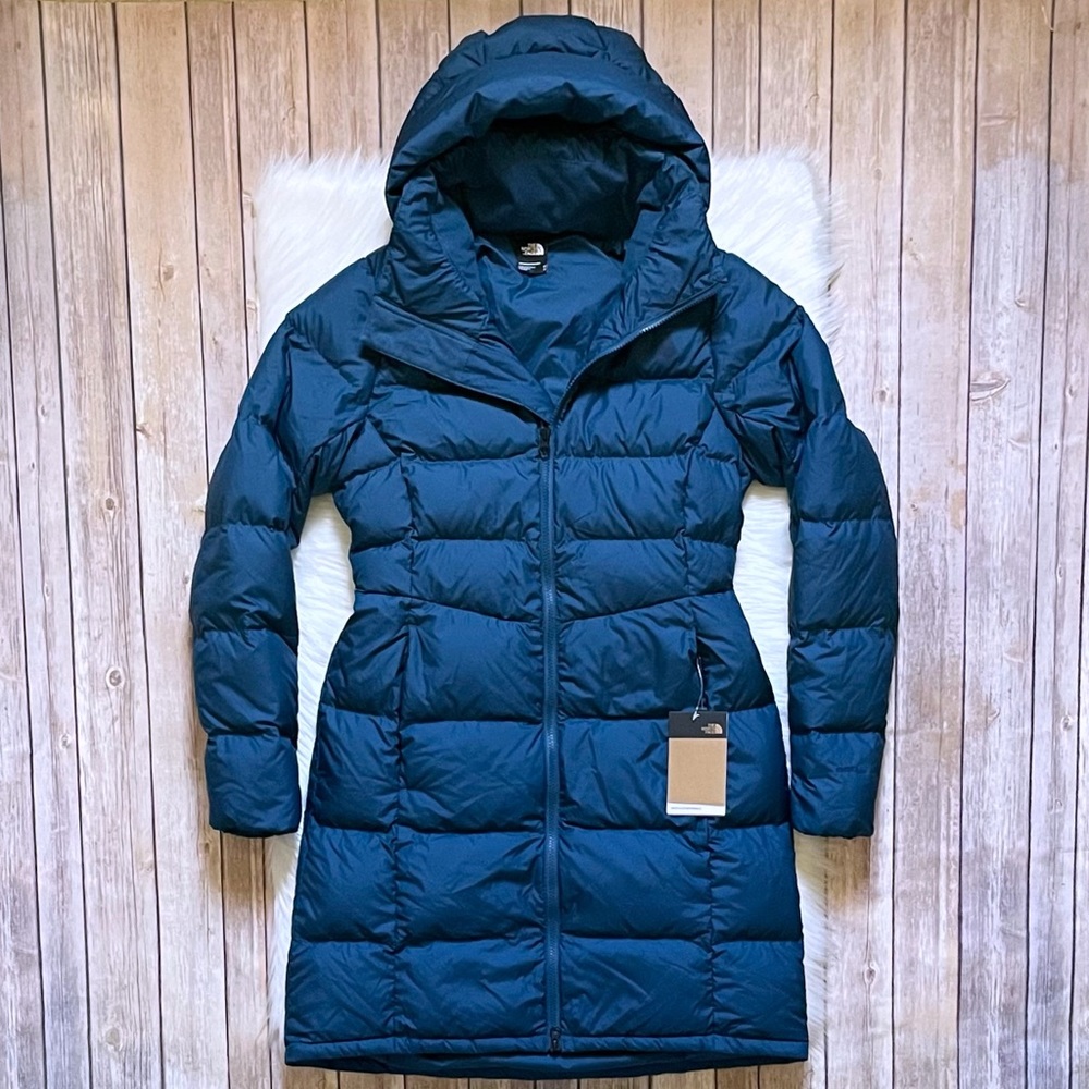 The North Face Women’s Metropolis Parka Coat In Monterey Blue